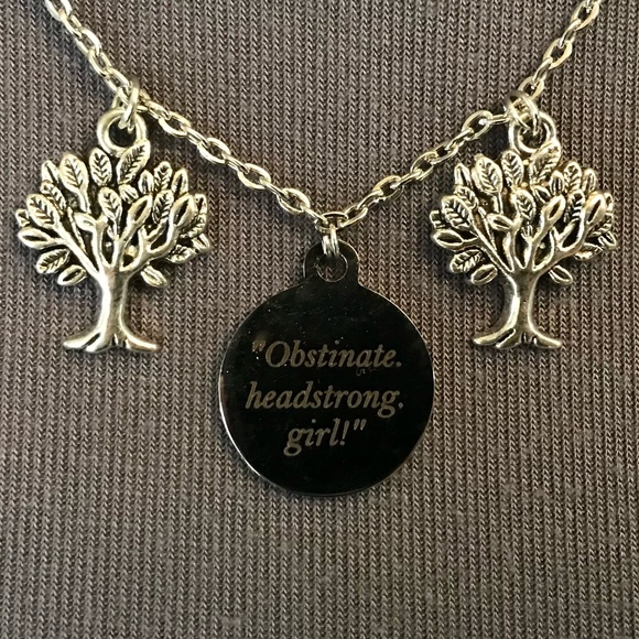 Elizabeth Bennet's Necklace Handmade Pride and Prejudice Jane Austen Charms - Picture 3 of 16